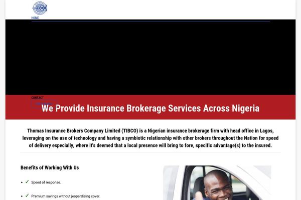 The7 Child theme site design template sample