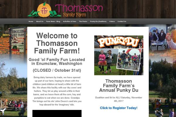 thomassonfarm.com site used Divi-thomasson