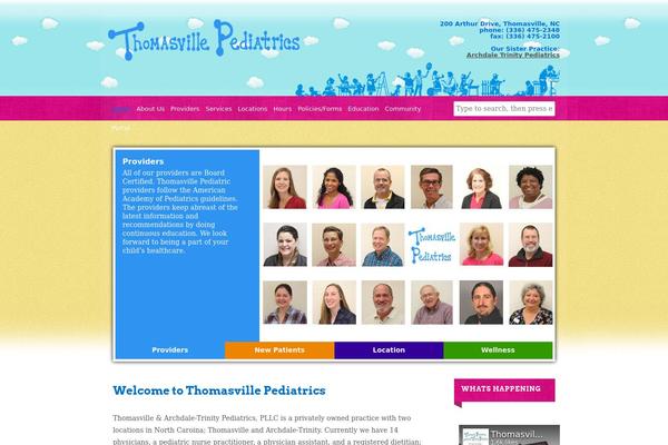 WordPress website example screenshot
