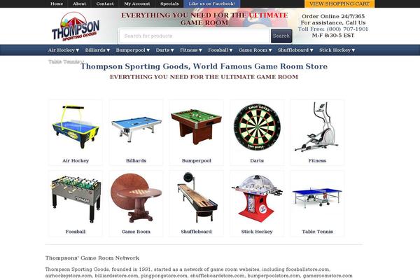 thompsonsportinggoods.com site used Thompson