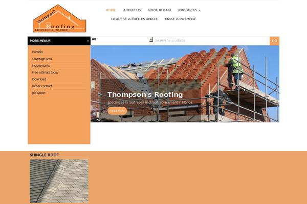 WordPress website example screenshot