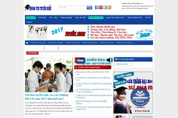 thongtintuyensinh247.edu.vn site used Giaoducsenvang