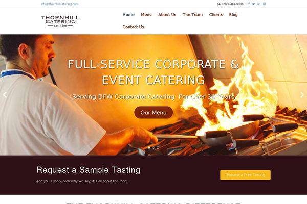 thornhillcatering.com site used Thornhill