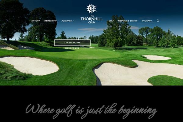 N7-golf-club theme site design template sample