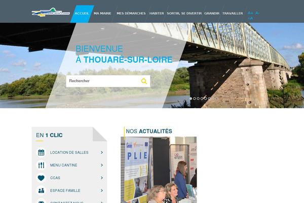 thouare.fr site used Template-vernalis