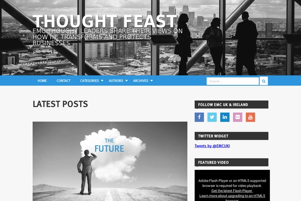 thoughtfeast.co.uk site used Blogood