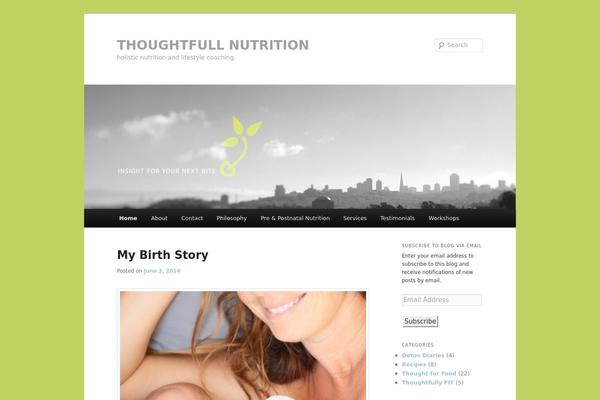 Twenty Eleven theme site design template sample