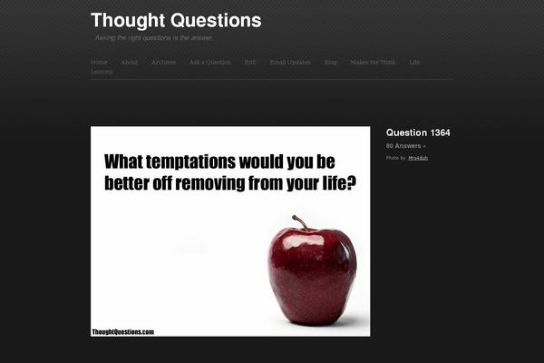 thoughtquestions.com site used Sharpfolio