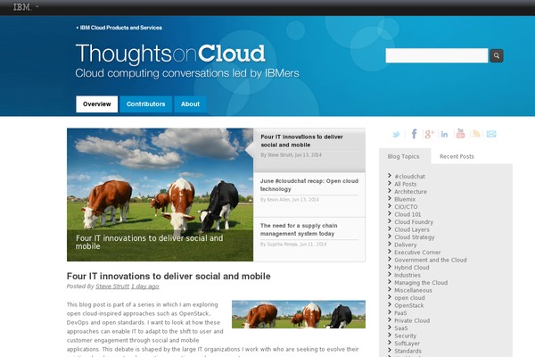 thoughtsoncloud.com site used Tutorial-themes