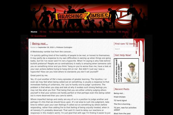 thrashingzombies.com site used Zombie Apocalypse