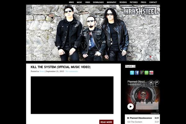 thrashsteel.com site used Musicspace