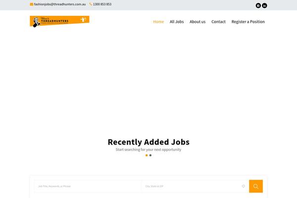 Site using Wp-jobsearch plugin