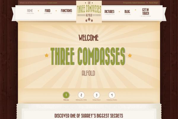 Retro theme site design template sample