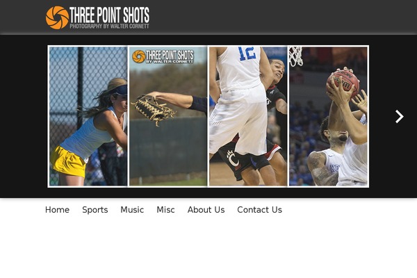 threepointshots.com site used Bold-photography