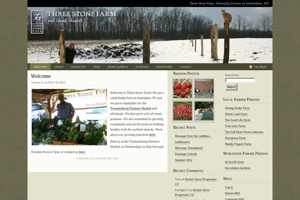 threestonefarm.com site used Floralia