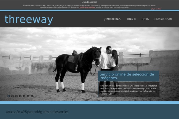 threeway.es site used Asteria Lite