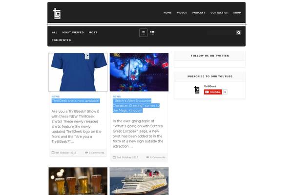 thrillgeek.com site used Gadgetry Parent