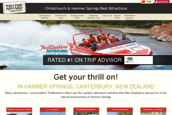 thrillseekers.co.nz site used Welcomeaboard
