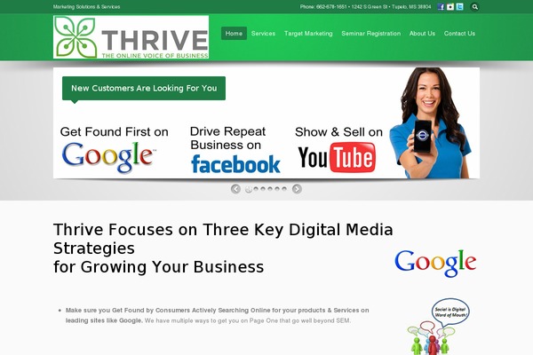 thrive.ms site used Converio-child