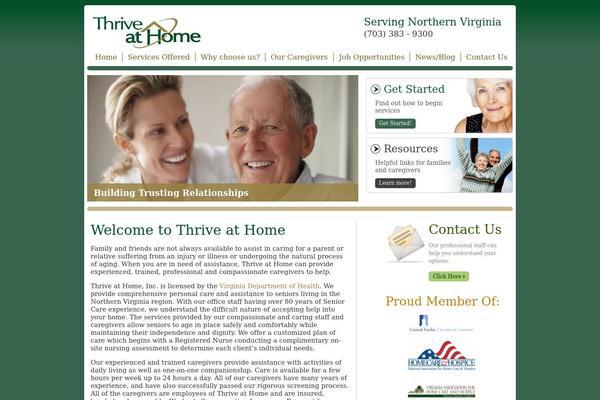 Thrive theme site design template sample