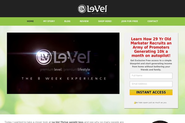 thrivelevel.net site used Level