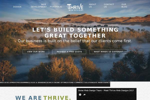 thrivewebdesigns.com site used Whitewhale