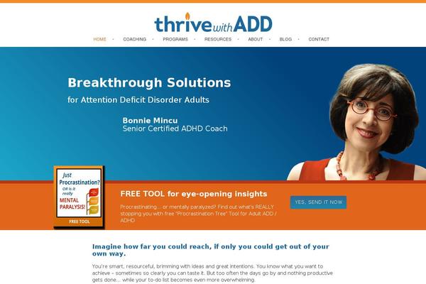thrivewithadd.com site used Thrive-with-add