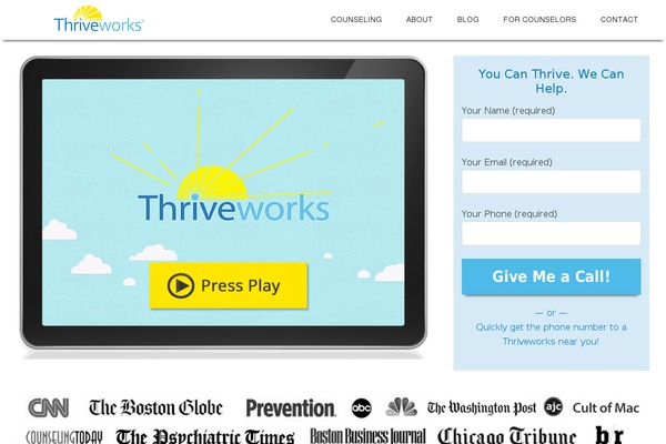 thriveworks.com site used Thriveworks-three