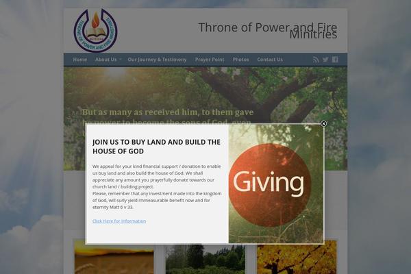 Risen theme site design template sample