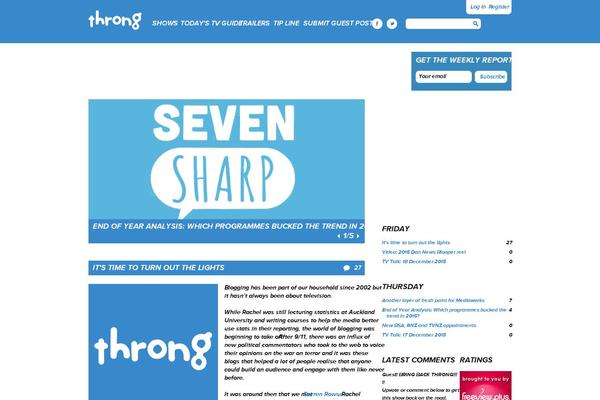 throng.co.nz site used Throng