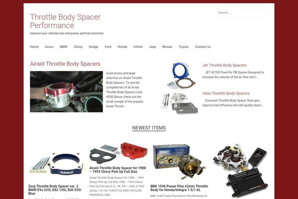 throttlebodyspacerperformance.com site used Bose-mod1
