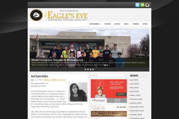 thseagleseye.com site used Newsprompt