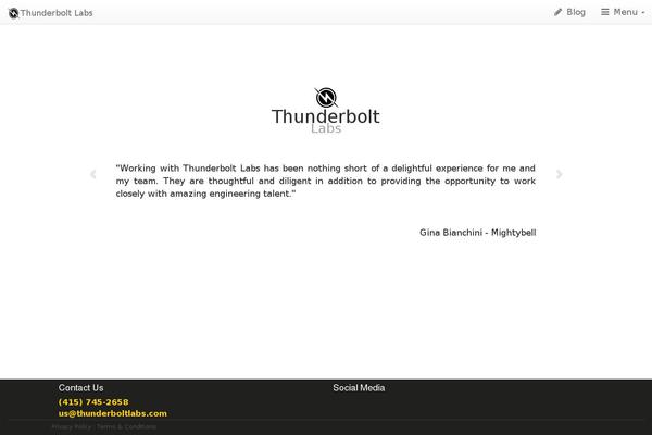 thunderboltlabs.com site used Thunderbolt