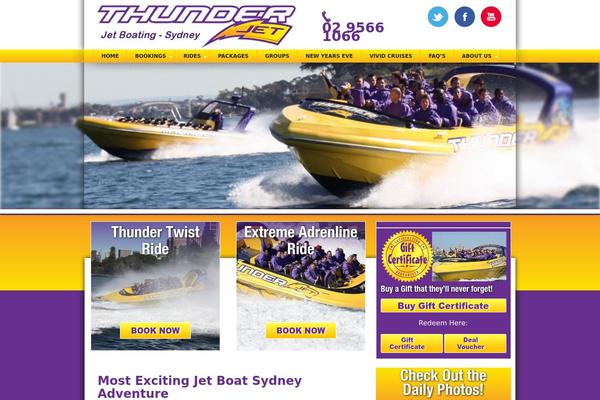 thunderjetboat.com.au site used Thunderjet