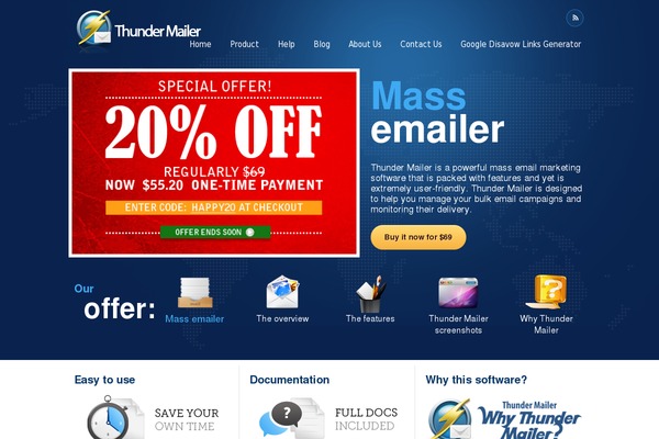 thundermailer.com site used Doover