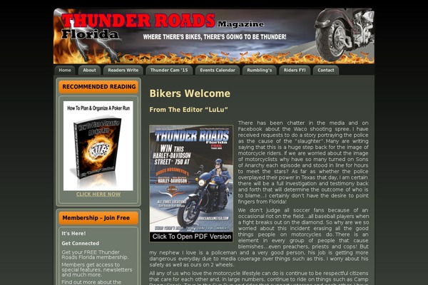 thunderroadsflorida.com site used Thunderroadswp