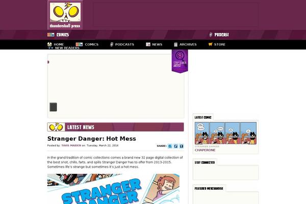 thunderskullpress.com site used Thunderskull