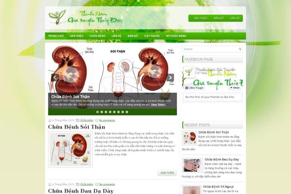Healthstyle theme site design template sample