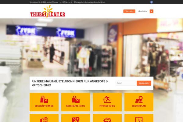 Mall theme site design template sample