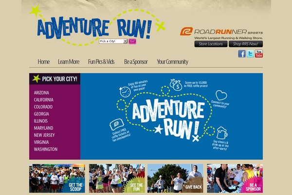 thursdayadventurerun.com site used Adventurerun