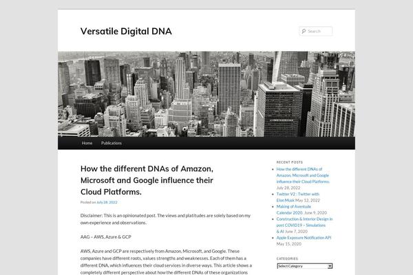WordPress website example screenshot