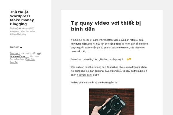 Twenty Fifteen theme site design template sample