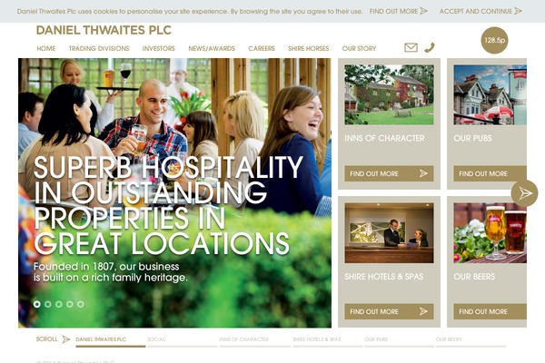thwaites.co.uk site used Thwaites