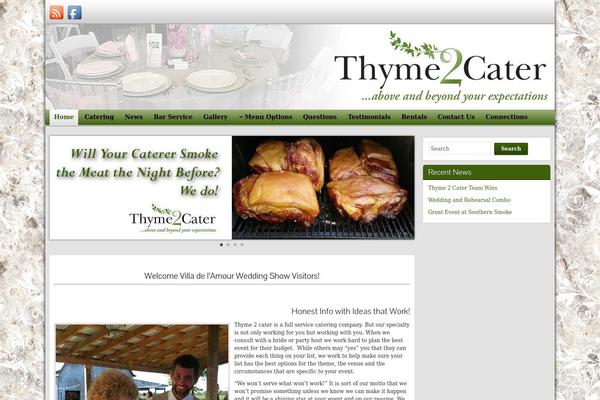 WordPress website example screenshot
