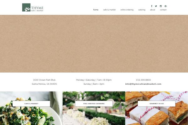 thymecafeandmarket.com site used Thyme