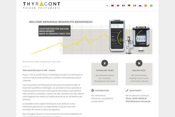 thyracont.fr site used Thyracont