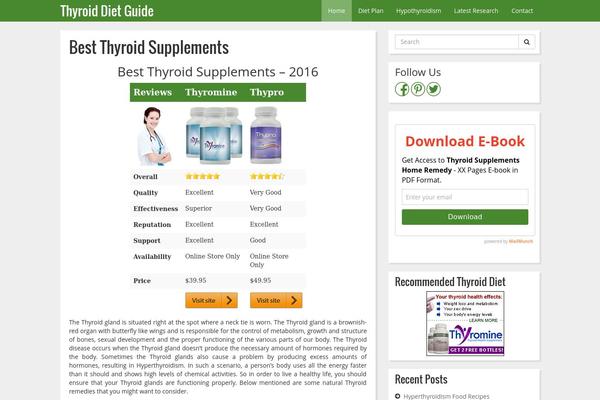 Sahifa theme site design template sample