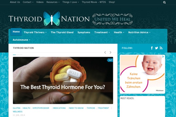 thyroidnation.com site used Carrie