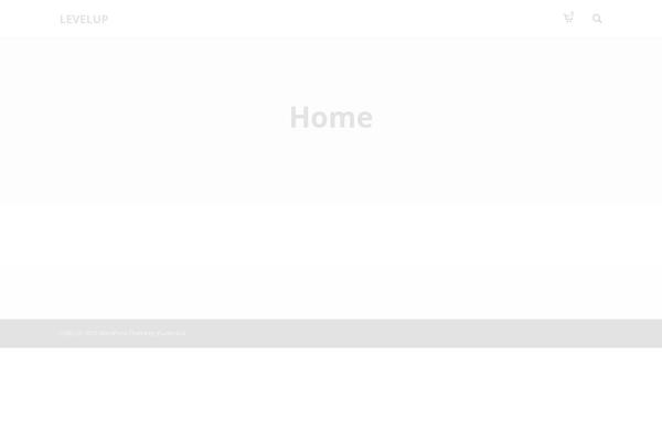LEVELUP theme site design template sample