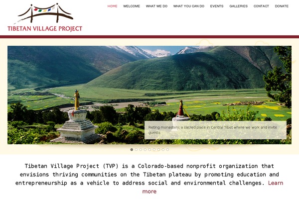 tibetanvillageproject.org site used Legacy